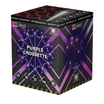 Purple Crossette 16 Schuss Crossette Batterie